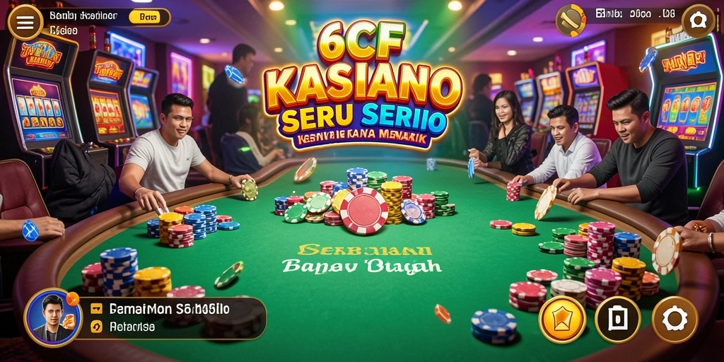 Tampilan gameplay Kasino yang mengasyikkan di 6CF.