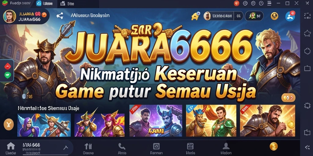 Tampilan gameplay JUARA666 yang menarik dan interaktif.