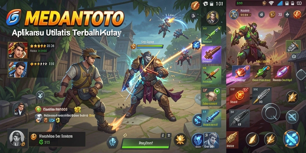 Tampilan antarmuka utama dari MEDANTOTO menunjukkan kemudahan penggunaan.
