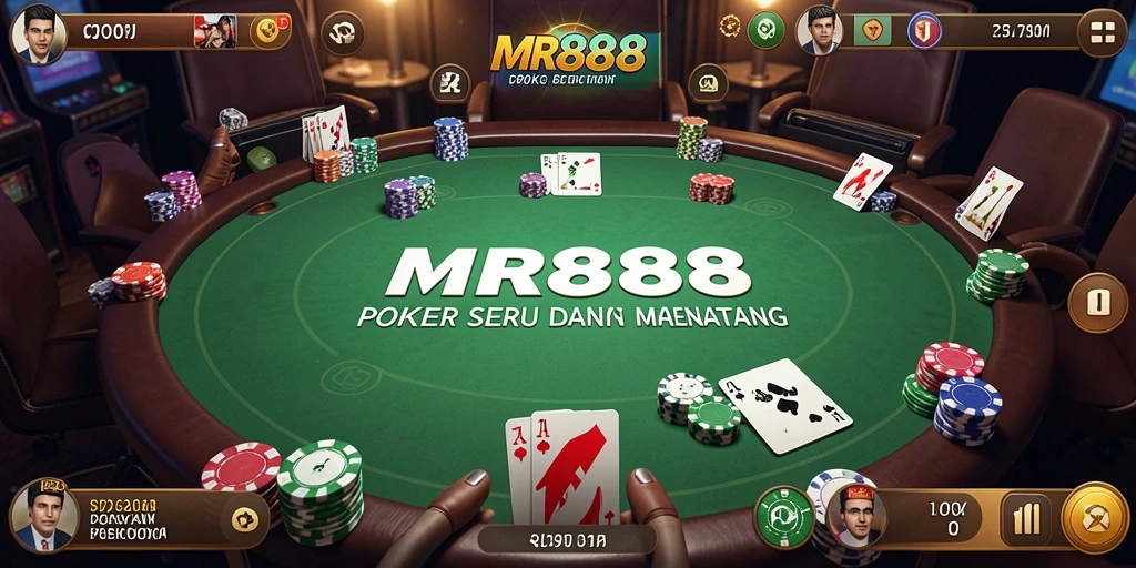 Gameplay poker seru dan mendebarkan di MR888.