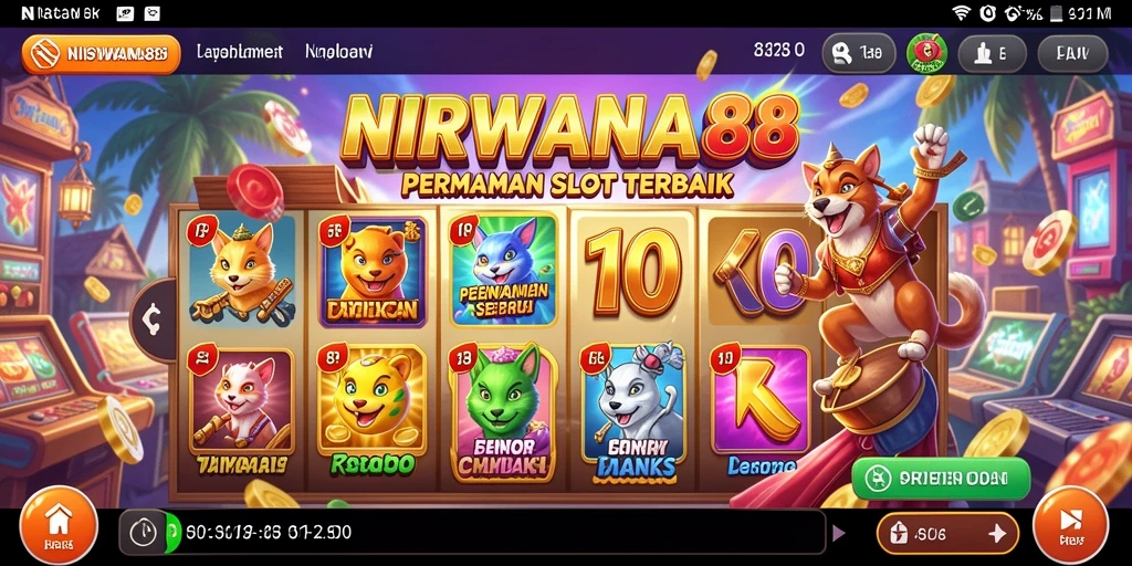 Tampilan menarik dari gameplay Slot NIRWANA88 yang menegangkan.