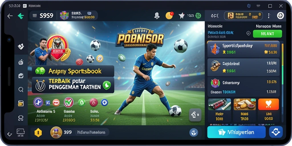 Screenshot gameplay S9S9 yang menarik dengan tampilan taruhan langsung.