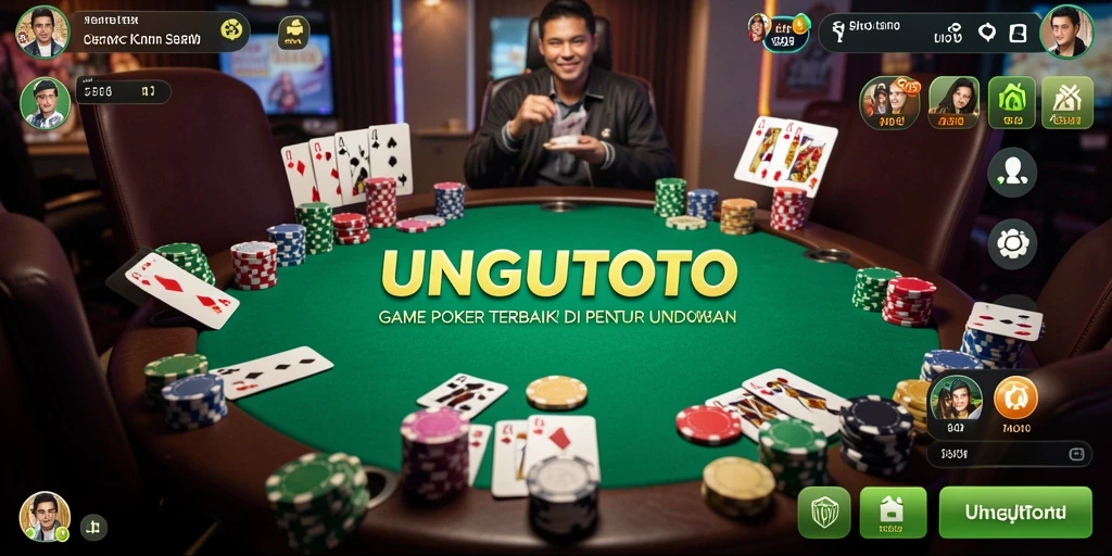 Tampilan gameplay seru dalam UNGUTOTO yang memikat.
